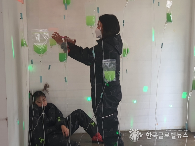 김보람작가의 작품 설치