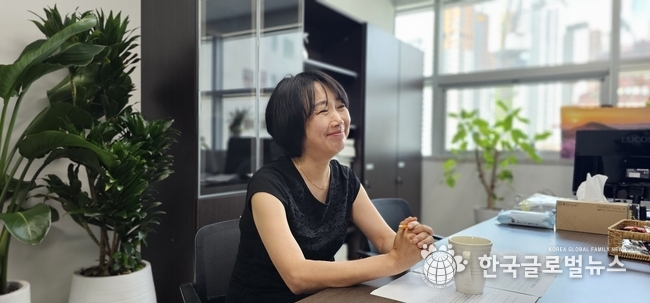  이병숙 의원 인터뷰 중