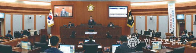 오산시 의회 개회 모습