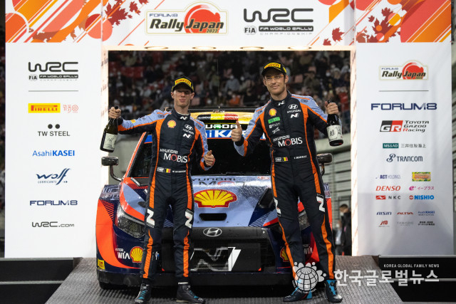 ヒュンダイ・モーター・ワールド・ラリー・チームがWRC 2022の日本での最終ラリーで優勝