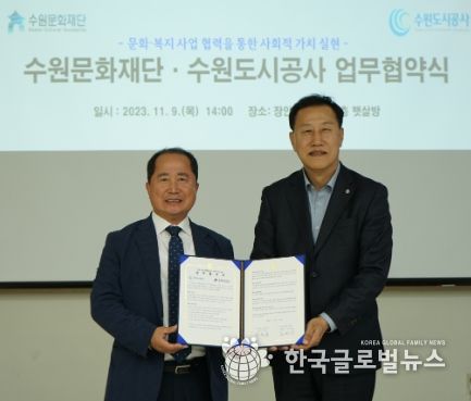 수원문화재단-수원도시공사 업무협약 체결