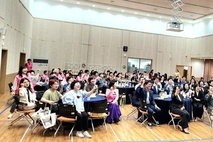 수원시 호매실동 장애인복지관에 울린 ,"뻔뻔하게,즐겁게,재미있게,당당하게..."