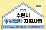 수원시, 1인 가구 미혼 청년에 최대 10만원 월세 지원