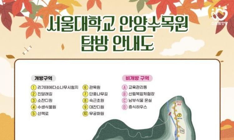 안양시, 58년 만에 서울대 안양수목원 상시 개방…비밀의 숲이 모두의 숲으로