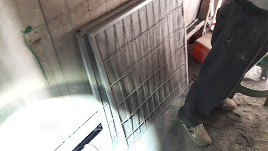 제거된 여과필터ⓒ경기타임스