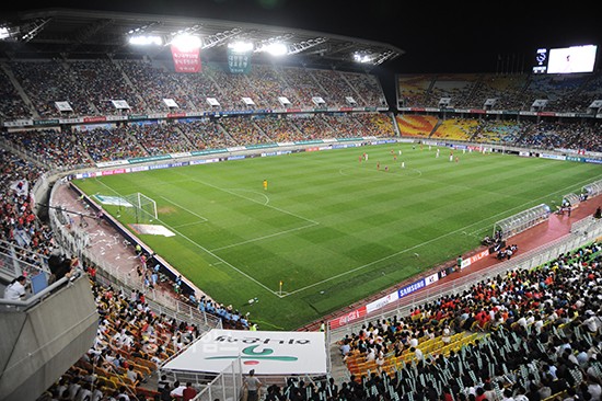 수원시, 미니 원드컵 FIFA U-20 월드컵 결승전, 3-4위전, 8강전,16강,예선 6경기가 열리는 수언월드컵 경기장ⓒ경기타임스