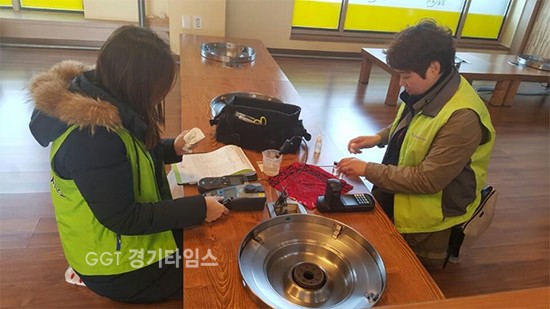 수원시, 수돗물 수질 검사ⓒ경기타임스