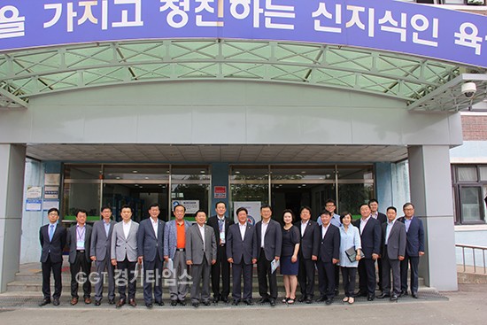 19일 경기도의회 최재백의원이 특성화고의 시화고등학교와 직업교육 연계기업인경성시험기(주 방문ⓒ경기타임스