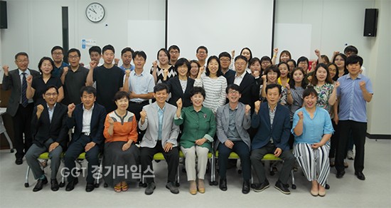 이재선 수원시의회 도시환경위원장이 지속가능도시 열린마당에서 특강 ⓒ경기타임스