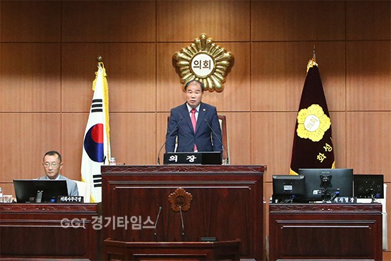 화성시의회 제166회 임시회 개회, 제166회 임시회 개회ⓒ경기타임스