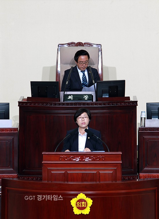 경기도의회 박옥분의원 경기도의회 제323회 임시회 5분 자유발언 ⓒ경기타임스