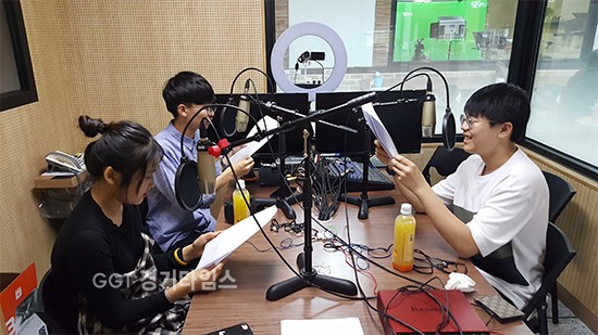 경기도교육청 청소년방송‘미디어경청’개국 1주년 공개방송.ⓒ경기타임스