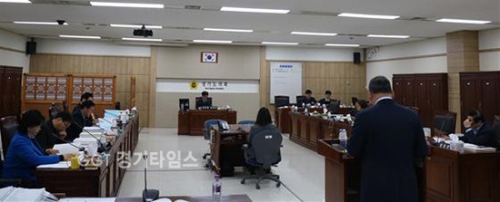 경기도의회 문화체육관광위 행정사무감사ⓒ경기타임스