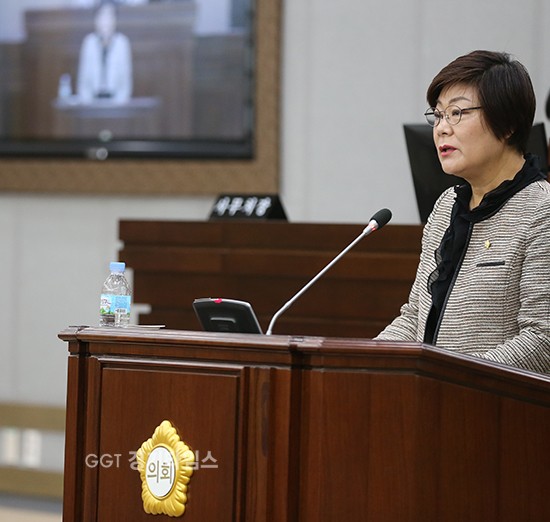 수원시의회 박순영(더불어민주당, 매탄1․2․3․4동) 의원은 제330회 제2차 정례회 본회의에서 5분 자유발언ⓒ경기타임스