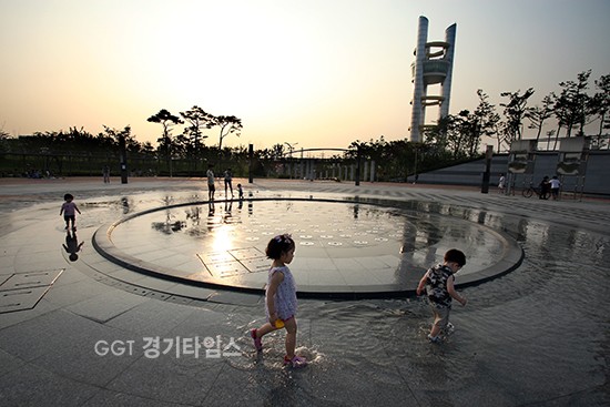 오산생태하천과 맑음터공원ⓒ경기타임스