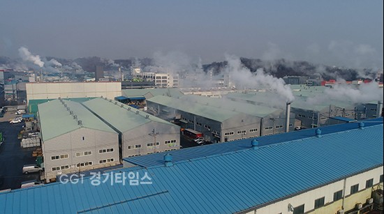 미세먼지 배출업소 전경ⓒ경기타임스