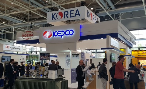 ▲ 한전, 중소기업과 하노버 국제 산업박람회 참가