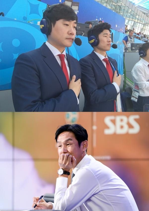 ▲ "SBS 월드컵" 박지성, 한국-스웨덴 아쉬운 결과에도 후배 선수들에게 따뜻한 격려 전해