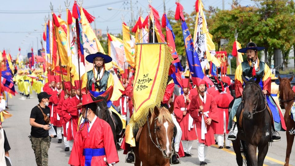 정조대왕 능행차 모습 1