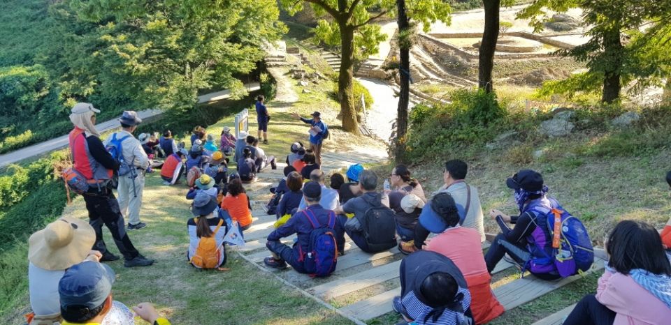 9월 열린 산성테마 － 죽주산성 역사강의 모습
