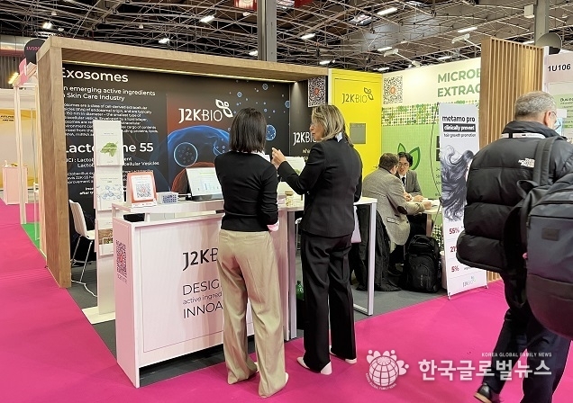 제이투케이바이오, 파리 ‘인-코스메틱스 글로벌’ 전시 참가