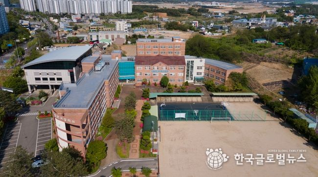 청사 이전 예정지(現 송탄고) 전경