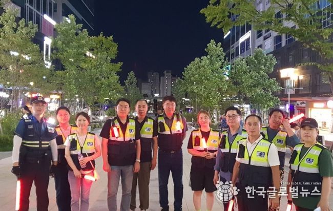 평택시 고덕동 자율방범대․고덕지구대 합동 순찰