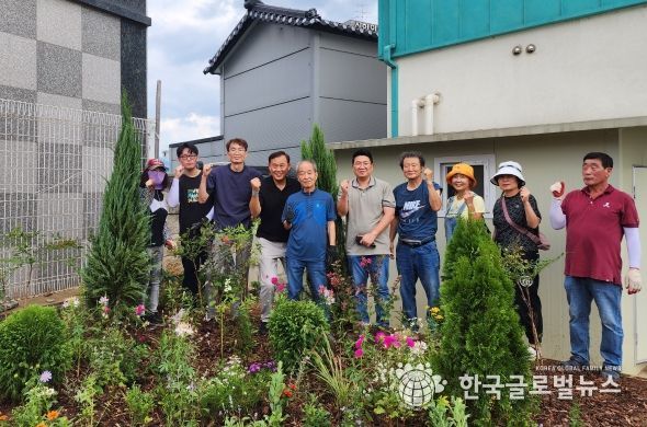 비전1동 행복정원단, 유휴지에 행복정원 조성