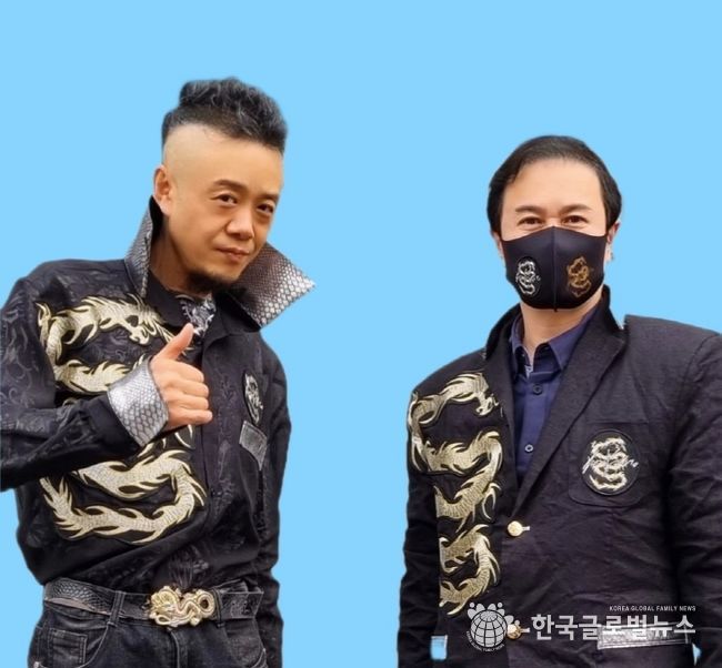 사진=대한경호협회 이건찬 회장(왼쪽)과 한류명품 브랜드 최야성의 최야성 회장(오른쪽)