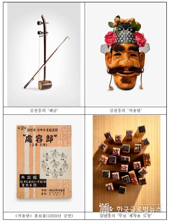 고(故) 김천흥 기증 무형유산 기증자료