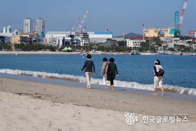 일산해수욕장 맨발걷기(낮 시간)
