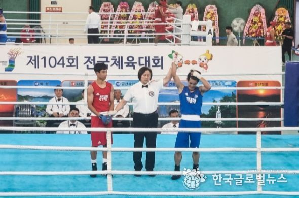 동구복싱단 이행석, 전국체전서 금빛 낭보