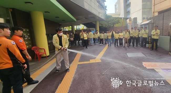 광명시 열린시민청, 합동 소방훈련으로 재난 대응력 높여