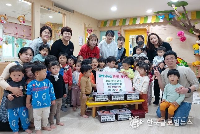 수원시 장안구 율천동 아이샘어린이집, 취약계층을 위한 김치 후원