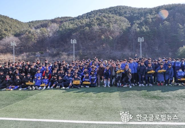 산청군, 전지훈련 열기에 한겨울도 후끈