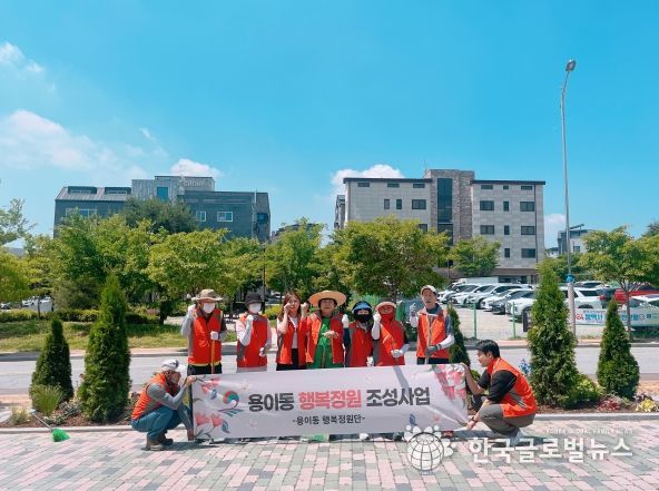 '일상 속 마음의 힐링', 평택시 용이동 행복정원 조성