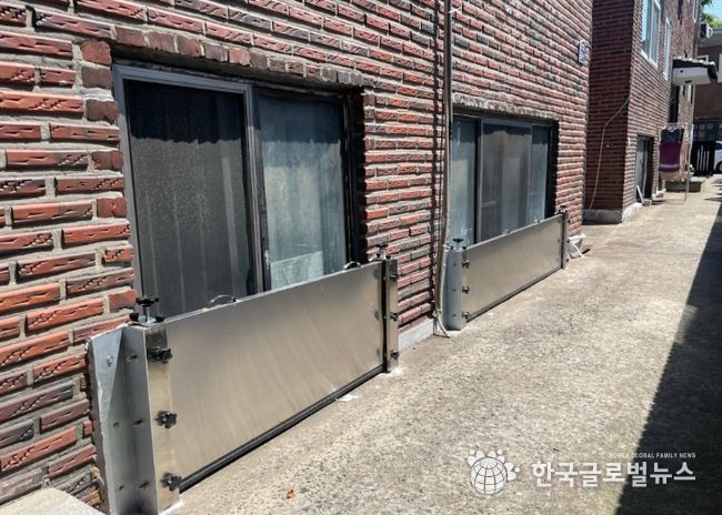 안양시, 집중호우 대비 차수판 설치 지원사업 완료