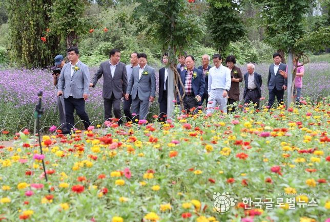 5.25일 꽃페스타 개막식 행사장
