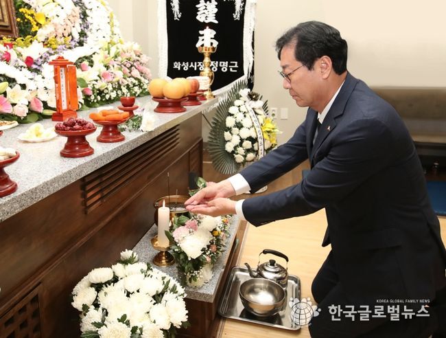 정명근 화성시장, ‘화성 아리셀 공장 화재’ 희생자 첫 빈소 방문 후 유가족을 위한 행정력 총동원 지시
