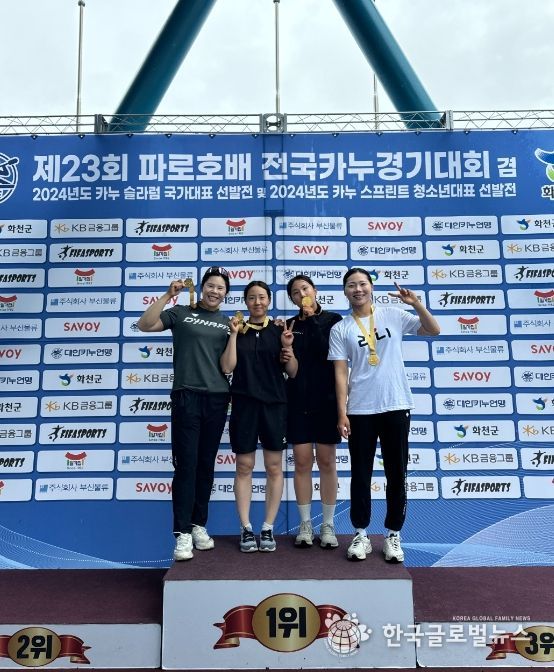 제23회 파로호배 전국카누경기대회 출전 결과