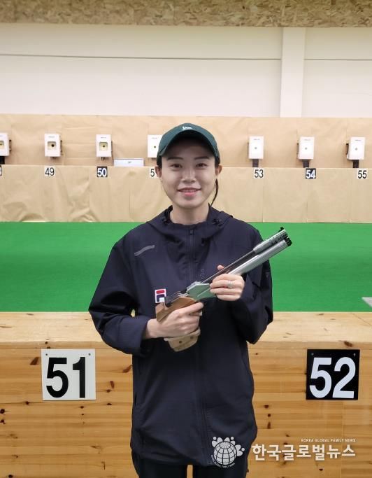 임실군청 사격팀 김예지 선수, 제6회 창원시장배 25m 권총 은메달 획득