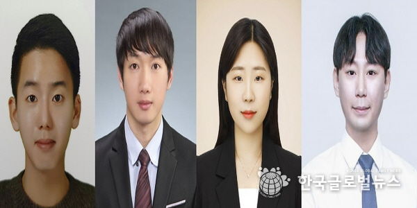 제6회 청년상 수상자 사진_(왼쪽부터)김성욱 이봉준 박기양 편진범 씨