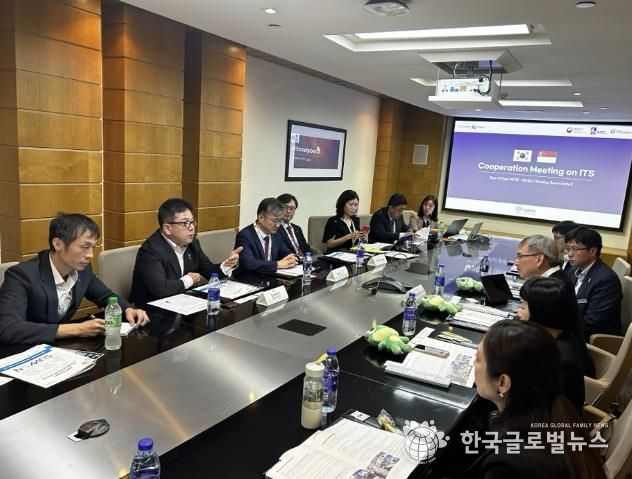 김현수 제1부시장(왼쪽 2번째)이 회담에서 발언하고 있다.