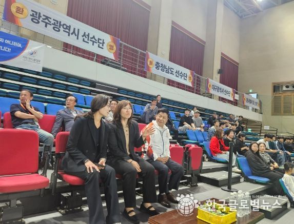 제105회 전국체육대회 고성군 경기장 문화체육관광부 장미란 차관 방문