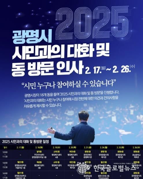 2025 시민과의 대화 안내 포스터