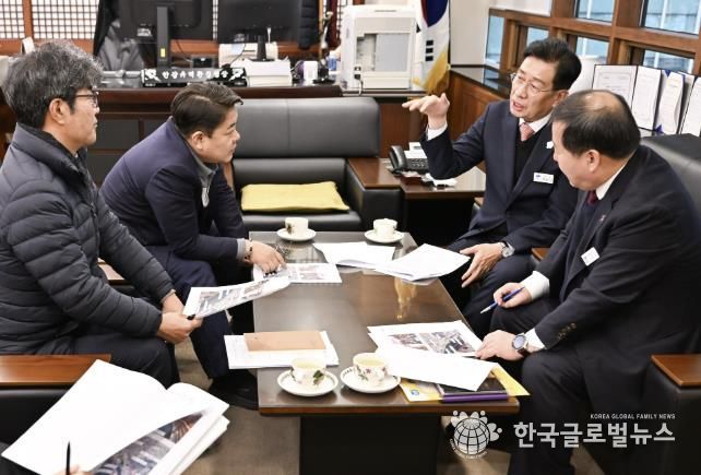 양평군수 한강유역청 방문