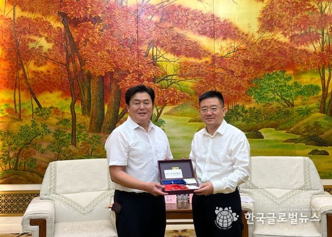 임병택 시흥시장과 왕길 길림시장