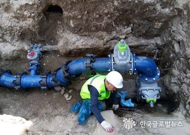 노후 상수도관 교체 공사