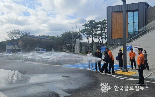 안성시 삼죽면 행정복지센터와 죽산119안전센터가 함께하는 합동소방훈련 및 중대산업재해 대응훈련 실시