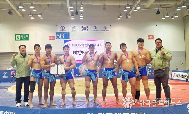 정읍 단풍미인씨름단, 전국체전서 ‘금빛 샅바’…정읍 위상 드높여